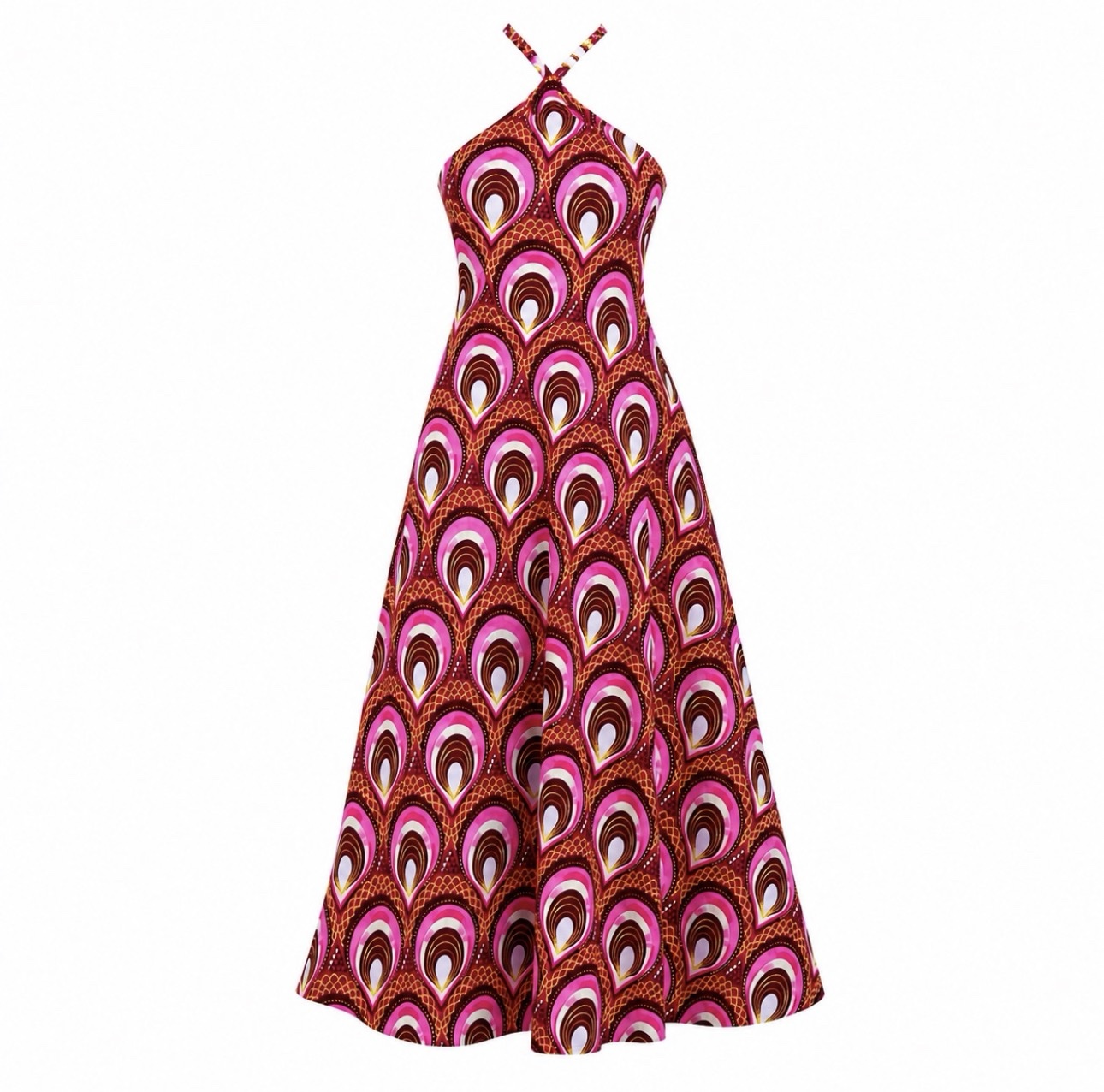 ROBE COL HALTER WAX