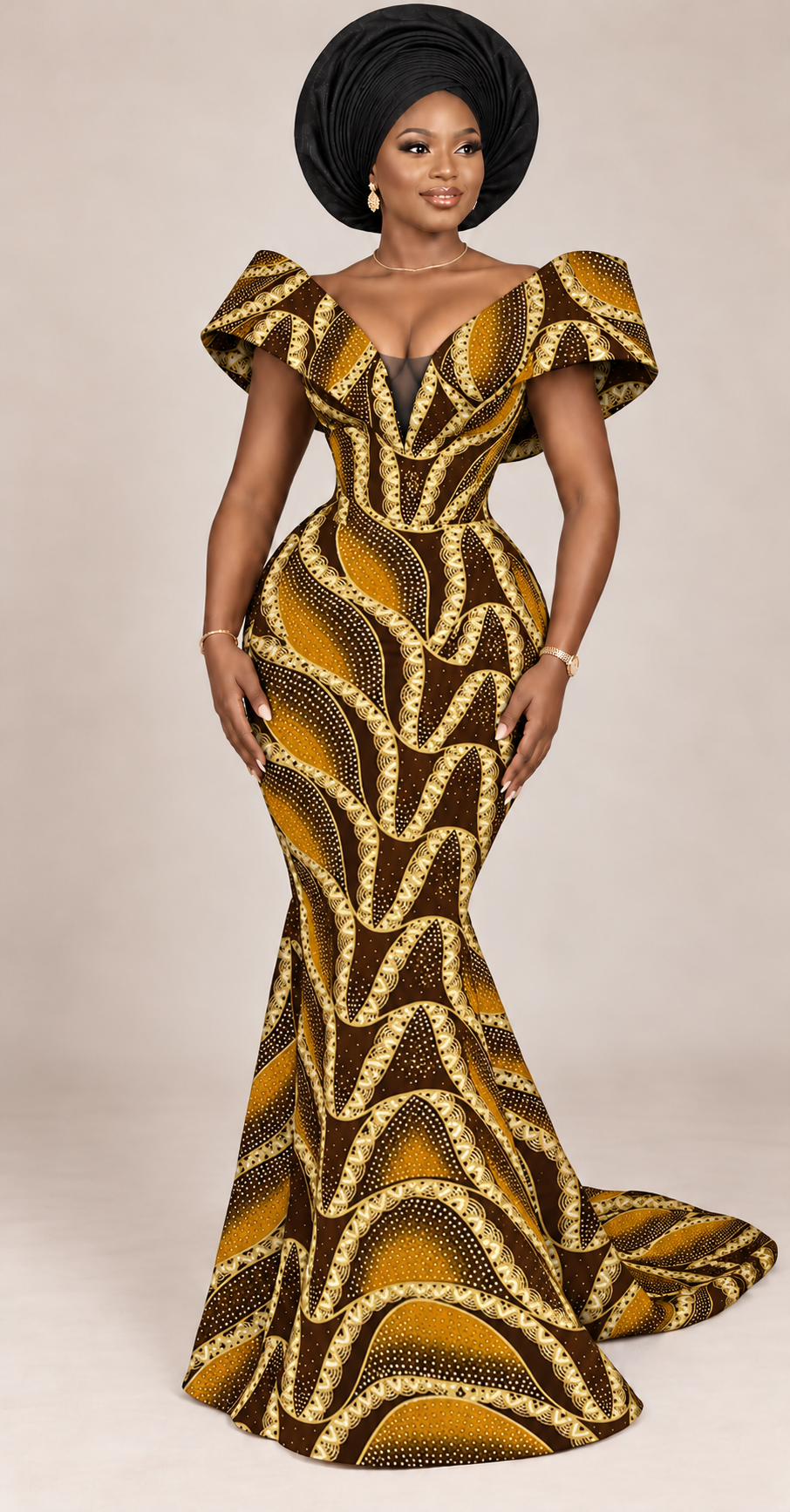 ROBE SIRÈNE CORSET EN WAX SUPER NICE