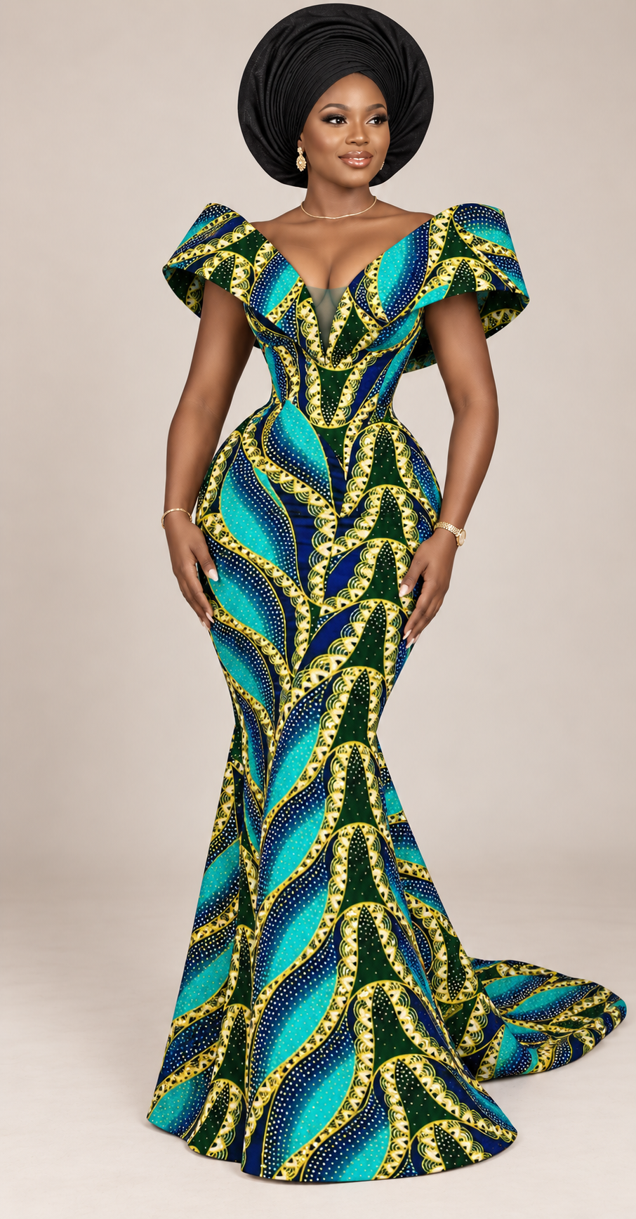 ROBE SIRÈNE CORSET EN WAX SUPER NICE