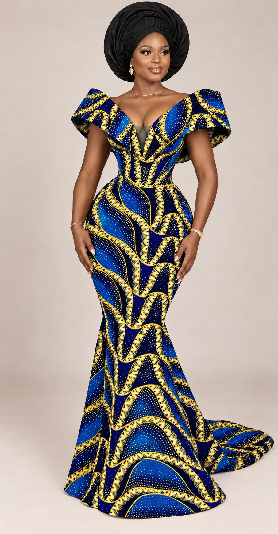 ROBE SIRÈNE CORSET EN WAX SUPER NICE