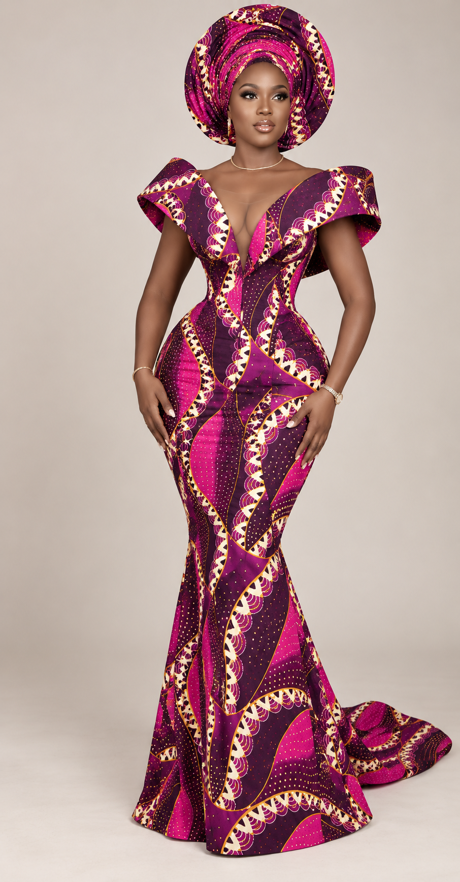 ROBE SIRÈNE CORSET EN WAX SUPER NICE