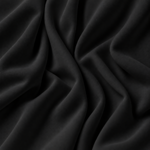 Tissu Burlington uni noir